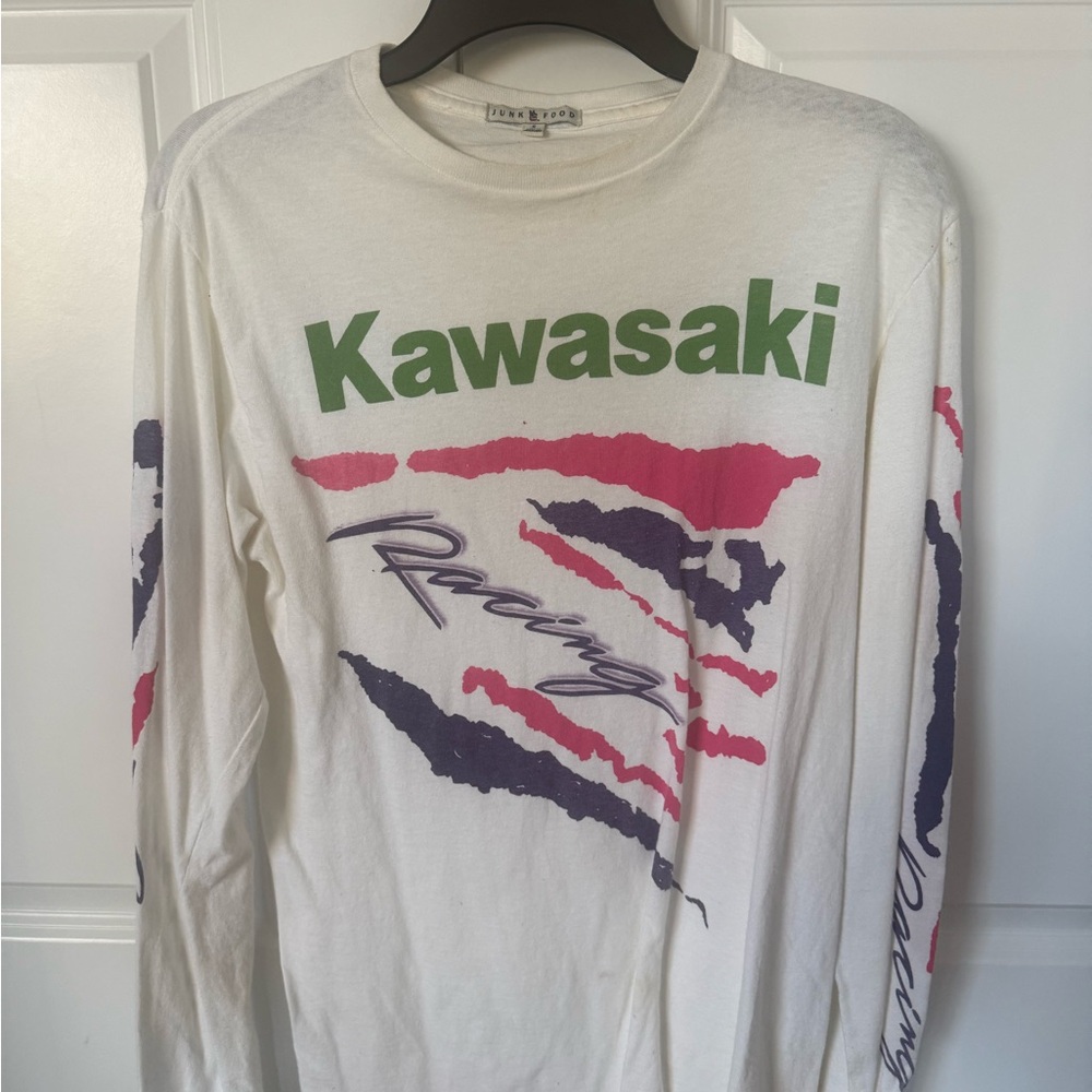 Junk Food Kawasaki White T-Shirt